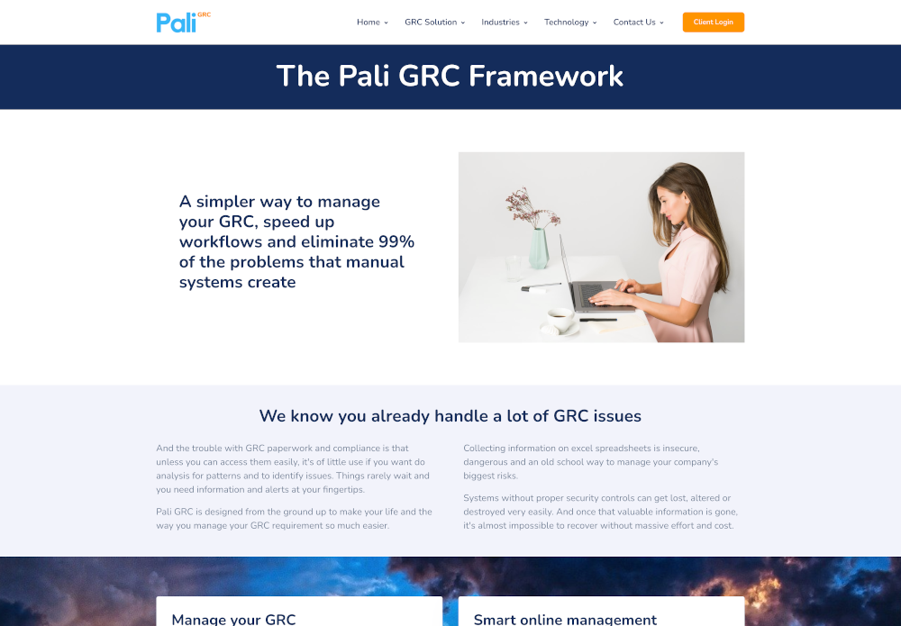 Pali GRC software platform